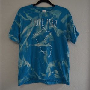 Oversized I love Peru top